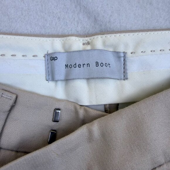 Gap Women’s Taupe Modern Boot Pants Stylish Everyday Comfort Size 00R - New - Picture 7 of 11